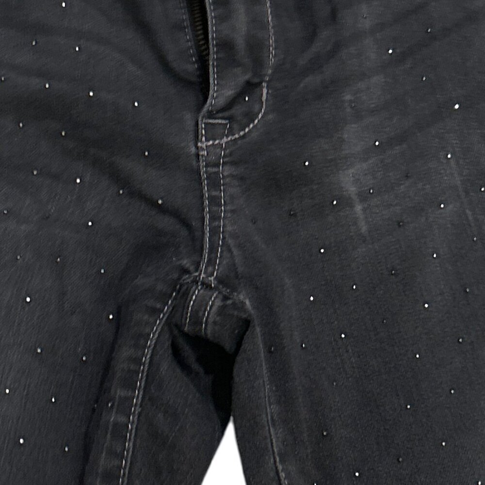 Vintage Aeropostale Lola Embellished Blue Denim Jeggings Womens Size 10 Regular - Picture 6 of 10